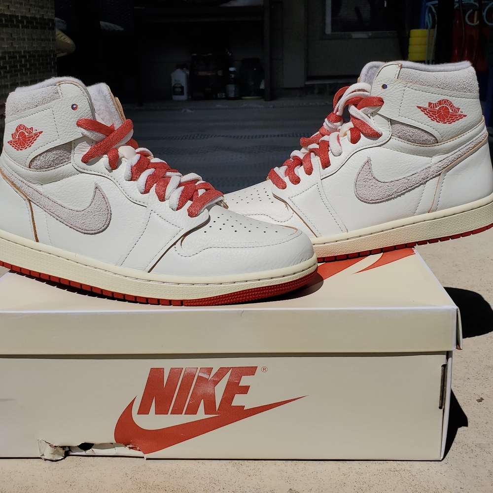 New Jordan 1 OG Rare Air High Cinnabar